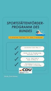Sportstättenförderprogramm