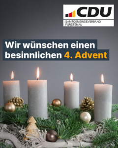 Wir wünschen einen besinnlichen 4. Advent