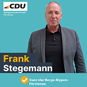 Mein Name ist Frank Stegemann – und ich möchte Samtgemeindebürgermeister in der Samtgemeinde Fürstenau werden.
